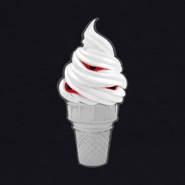 Eyescream Icecream Cone by Gravemud